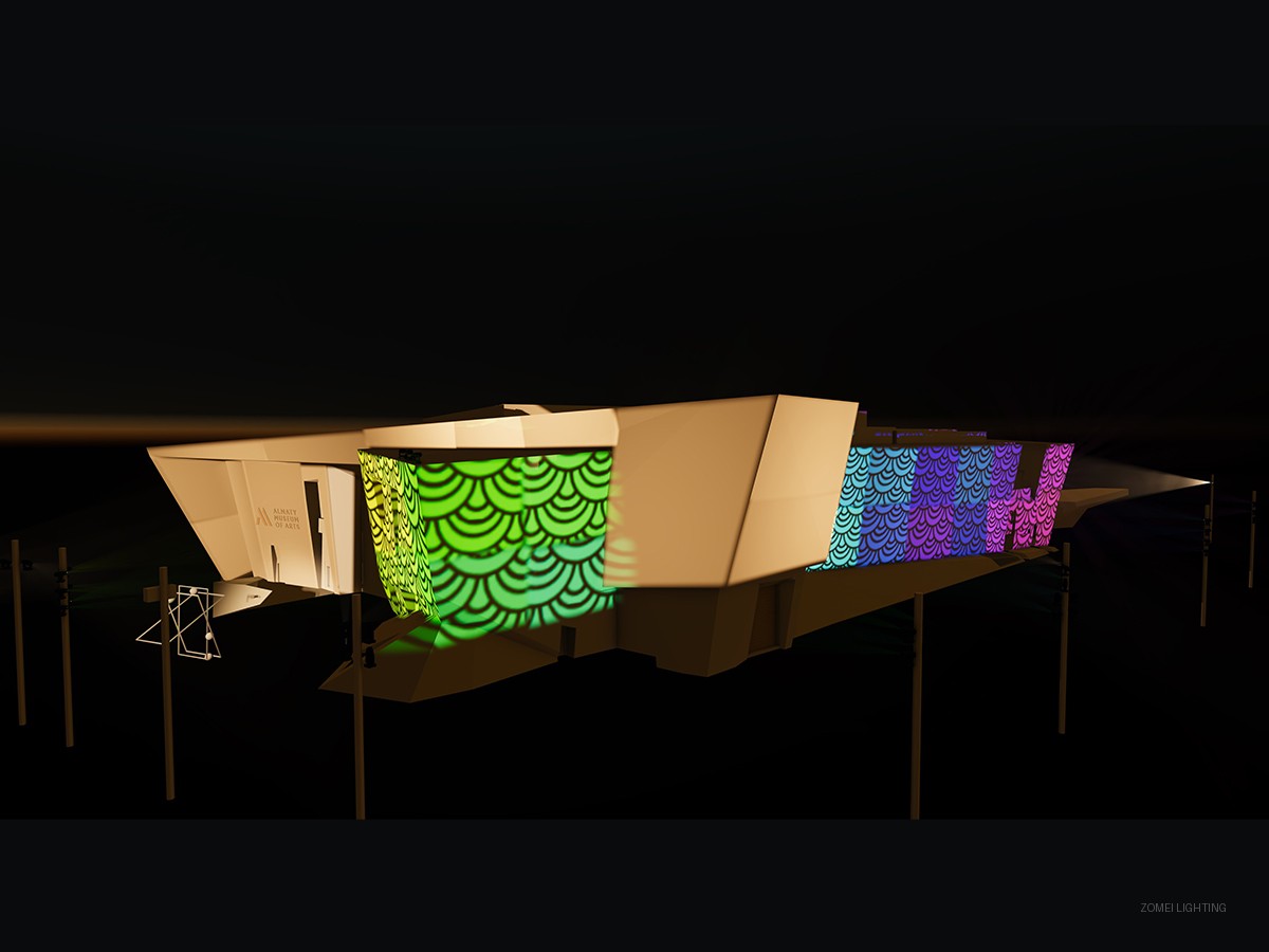 投射范围深化图｜Projection coverage design development drawing